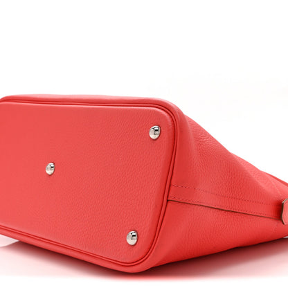 Taurillon Clemence Bolide 35 Rouge Pivoi Handbag
