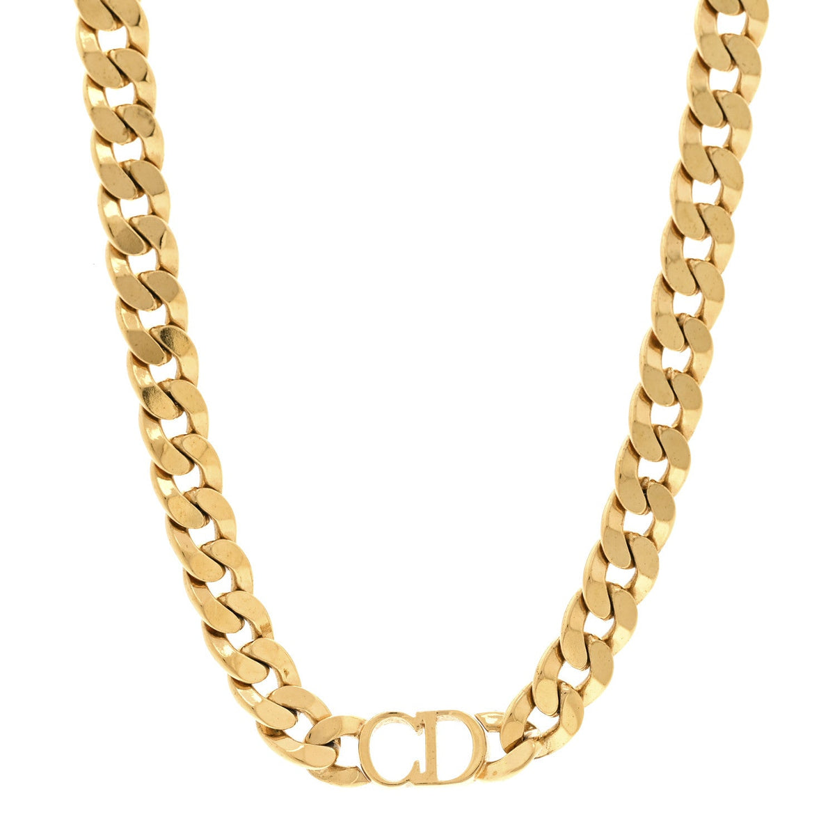 Christian DiorMetal Danseuse Etoile Chain Choker Necklace Gold
