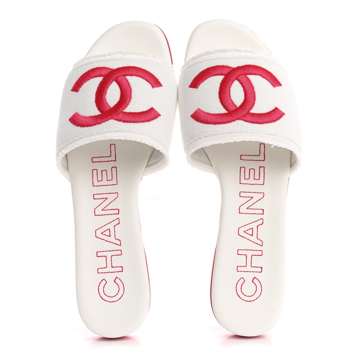Chanel Jersey Knit CC Women's Mules