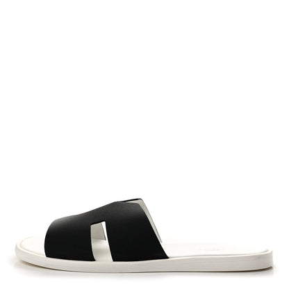 Hermes Epsom Izmir Men's Sandals Black