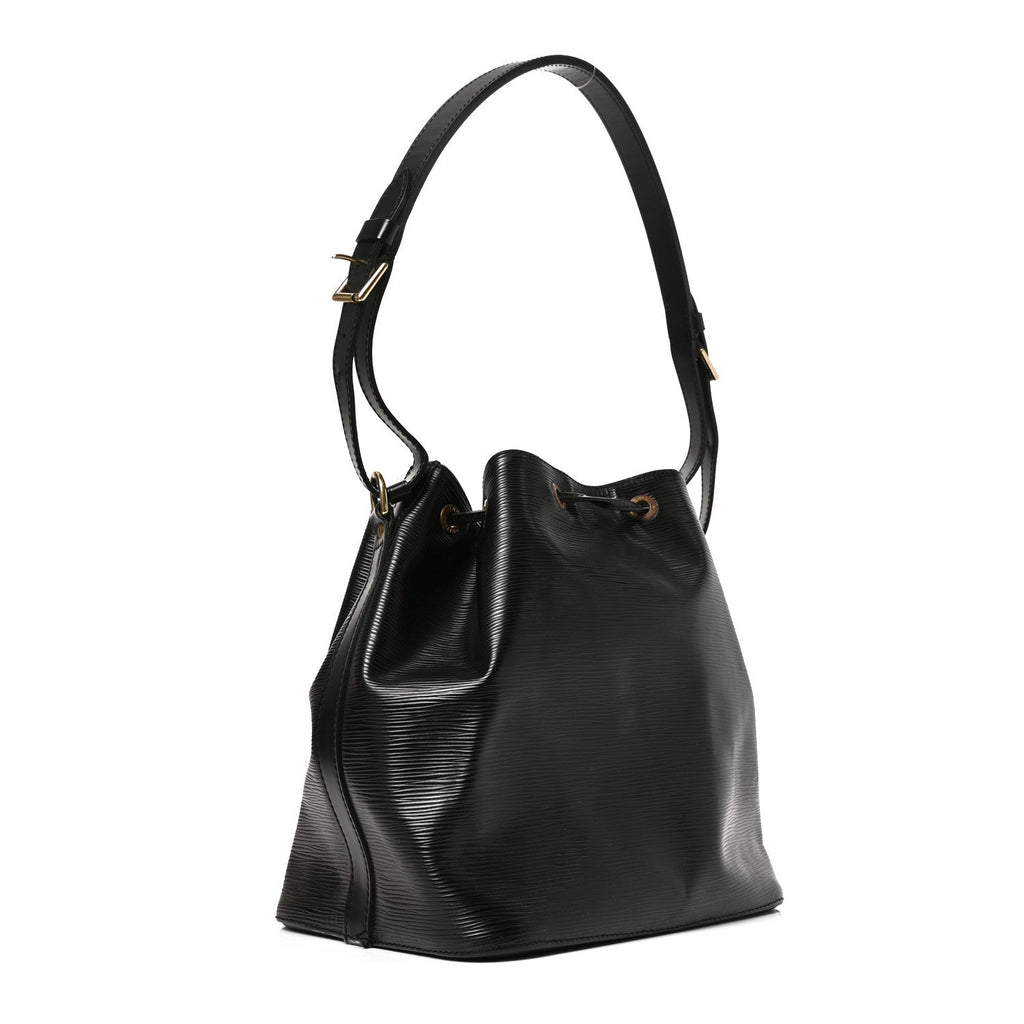 Louis Vuitton Epi Petit Noe Shoulder Bag Black