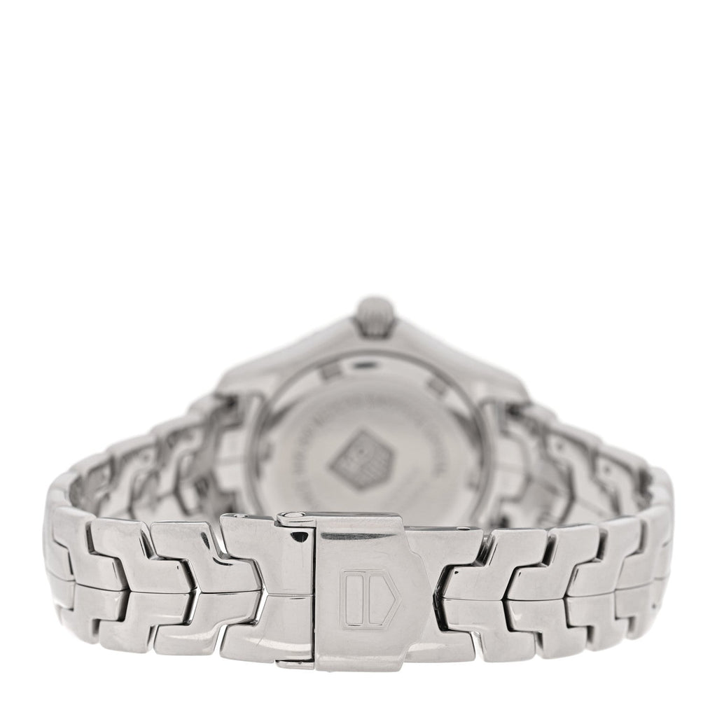 Tag Heuer Stainless Steel Diamond Mother of Pearl 27mm Link Quartz Watch WJ1319
