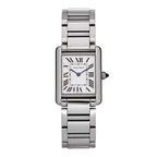 Cartier Stainless Steel 25mm Must de Cartier Tank Quartz Watch