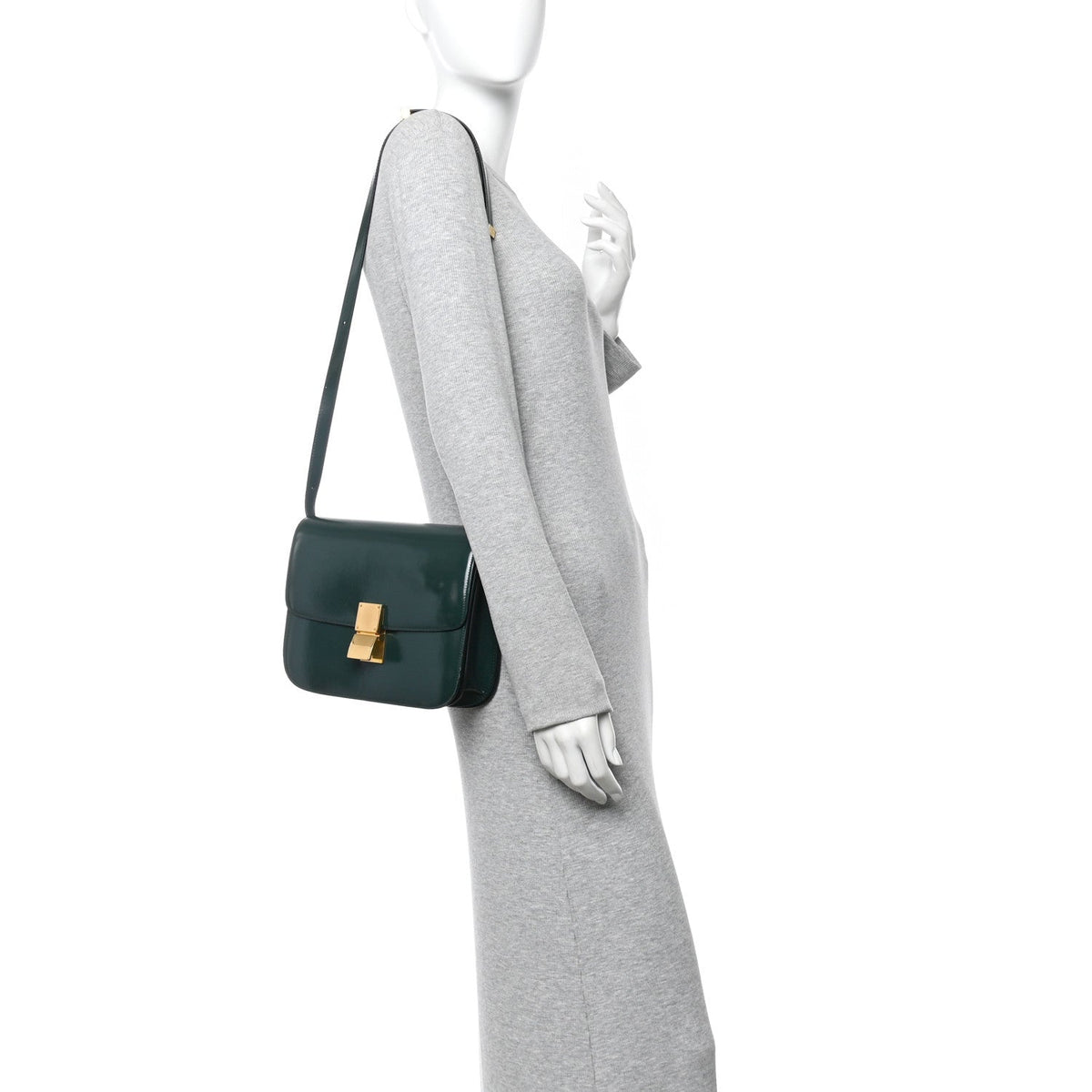 Medium Calfskin Flap Shoulder Bag