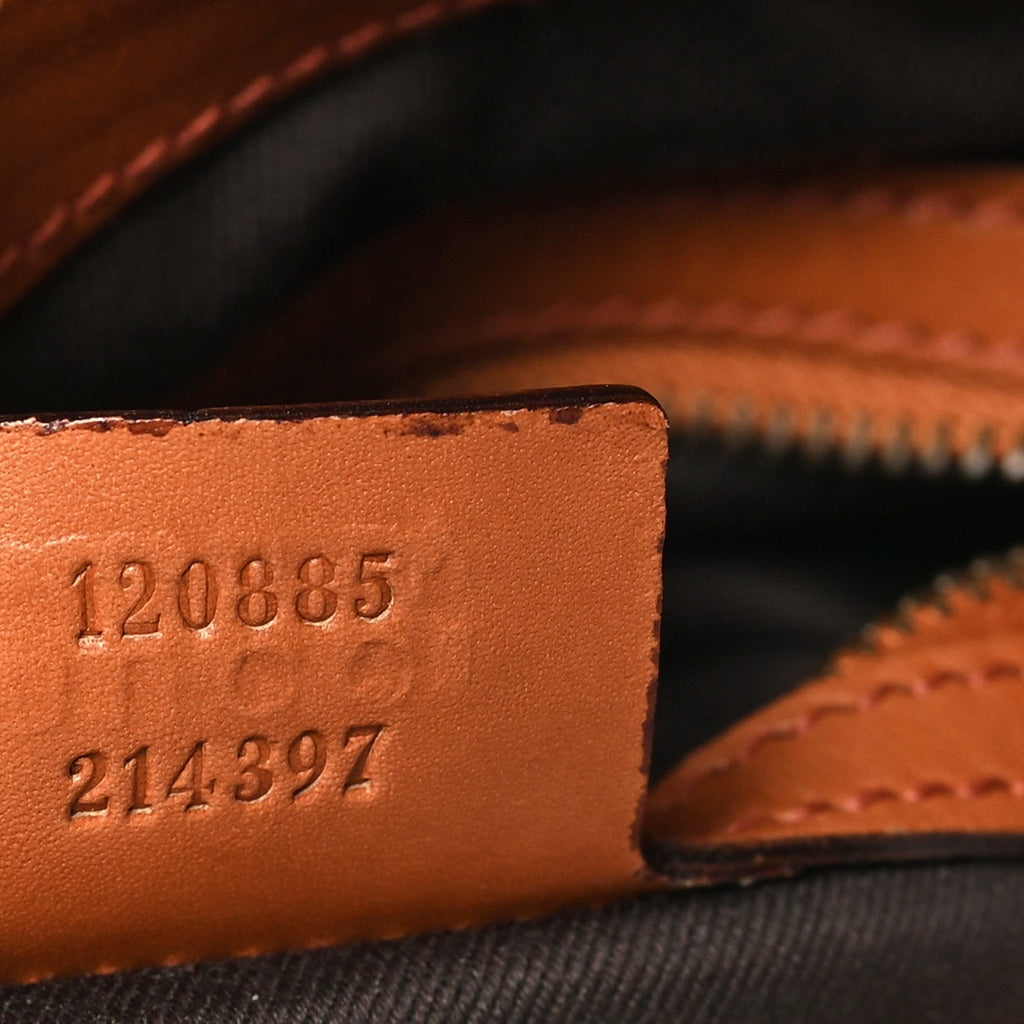 Gucci Calfskin Mini Piston Lock Jackie O Hobo Tan