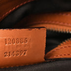 Gucci Calfskin Mini Piston Lock Jackie O Hobo Tan