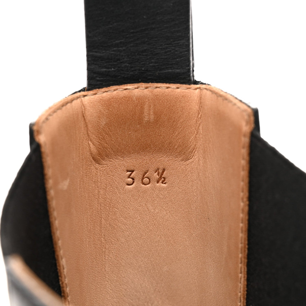 Bottega Veneta Calfskin Women's The Lug Chelsea 55mm Boots 36.5 Black