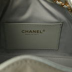 Chanel Caviar Quilted Mini 25 Handbag Light Green