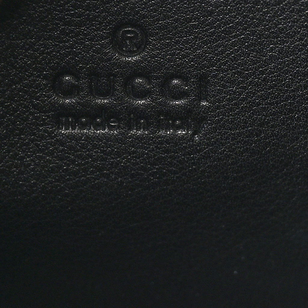 Gucci Polished Calfskin Small Diana Tote Bag Black
