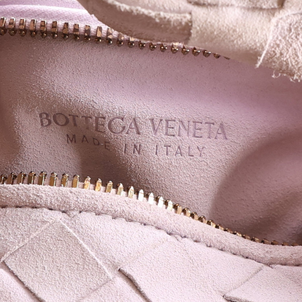 Bottega Veneta Suede Intrecciato Mini Jodie Mirth Washed