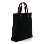 Gucci GG Monogram Large Web Handle Vertical Tote Black