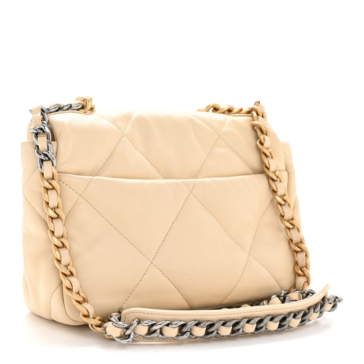 Medium Quilted Lambskin Flap Shoulder Bag