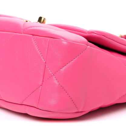 Medium Quilted Lambskin Flap Shoulder Bag