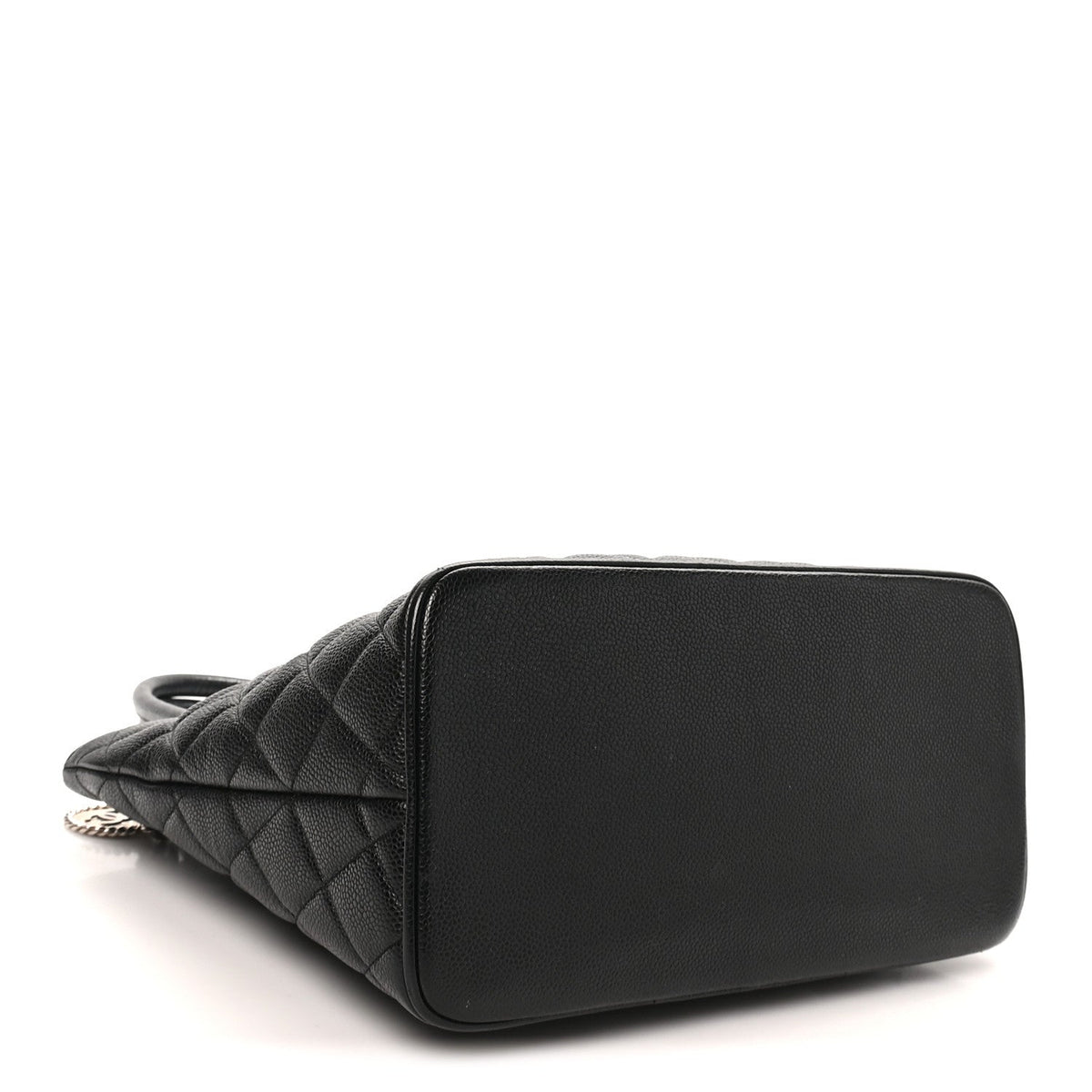 Quilted Caviar Tote Bag