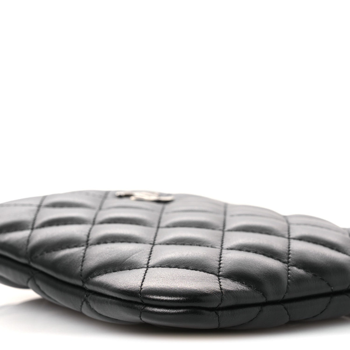 Chanel Lambskin Quilted Mini Crossbody Bag Black