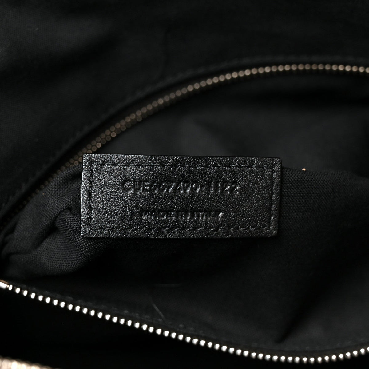 Saint Laurent Raffia Le Crossbody Bag Black