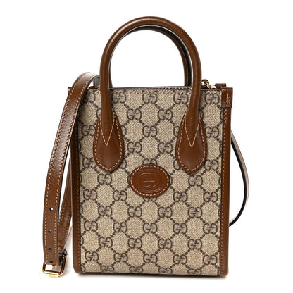 Mini Calfskin Tote Bag - Beige