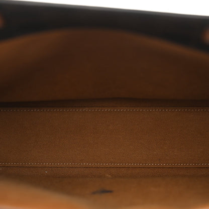 Small Calfskin Canvas Handbag