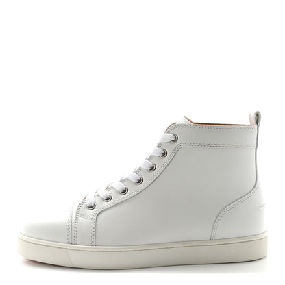 Christian Louboutin Calfskin Men's Louis Flat Sneakers 39 White