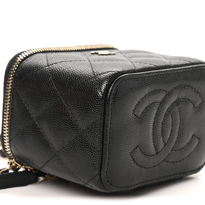 Mini Quilted Caviar Handbag
