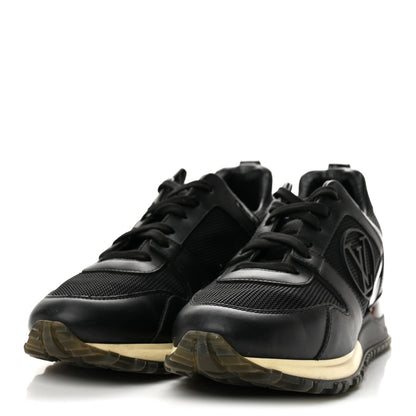 Louis Vuitton Calfskin Women's Run Away Sneakers 36 Black