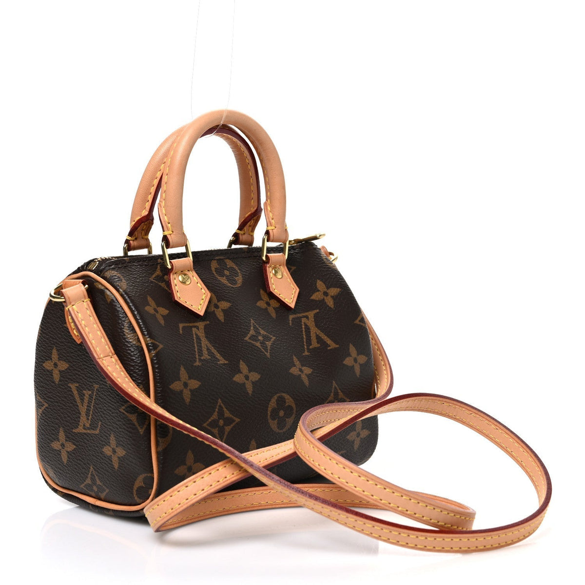 Louis Vuitton Monogram Coated Canvas Nano Speedy Brown