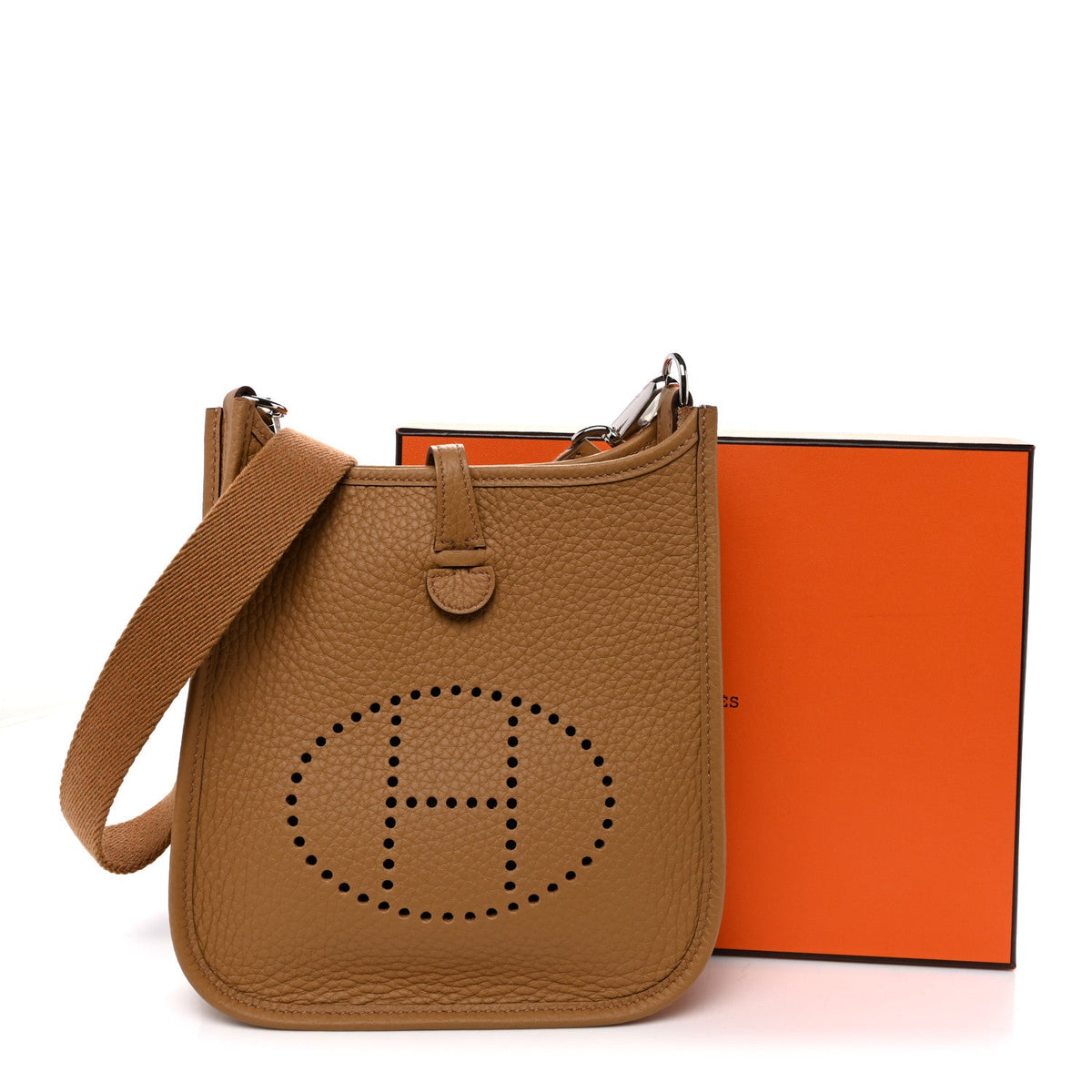 Taurillon Clemence Evelyne Tpm Chai Handbag