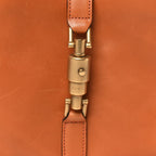 Gucci Calfskin Mini Piston Lock Jackie O Hobo Tan