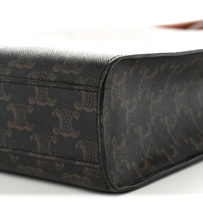 Small Calfskin Canvas Handbag