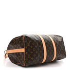 Louis Vuitton Monogram Keepall Bandouliere 45 Brown