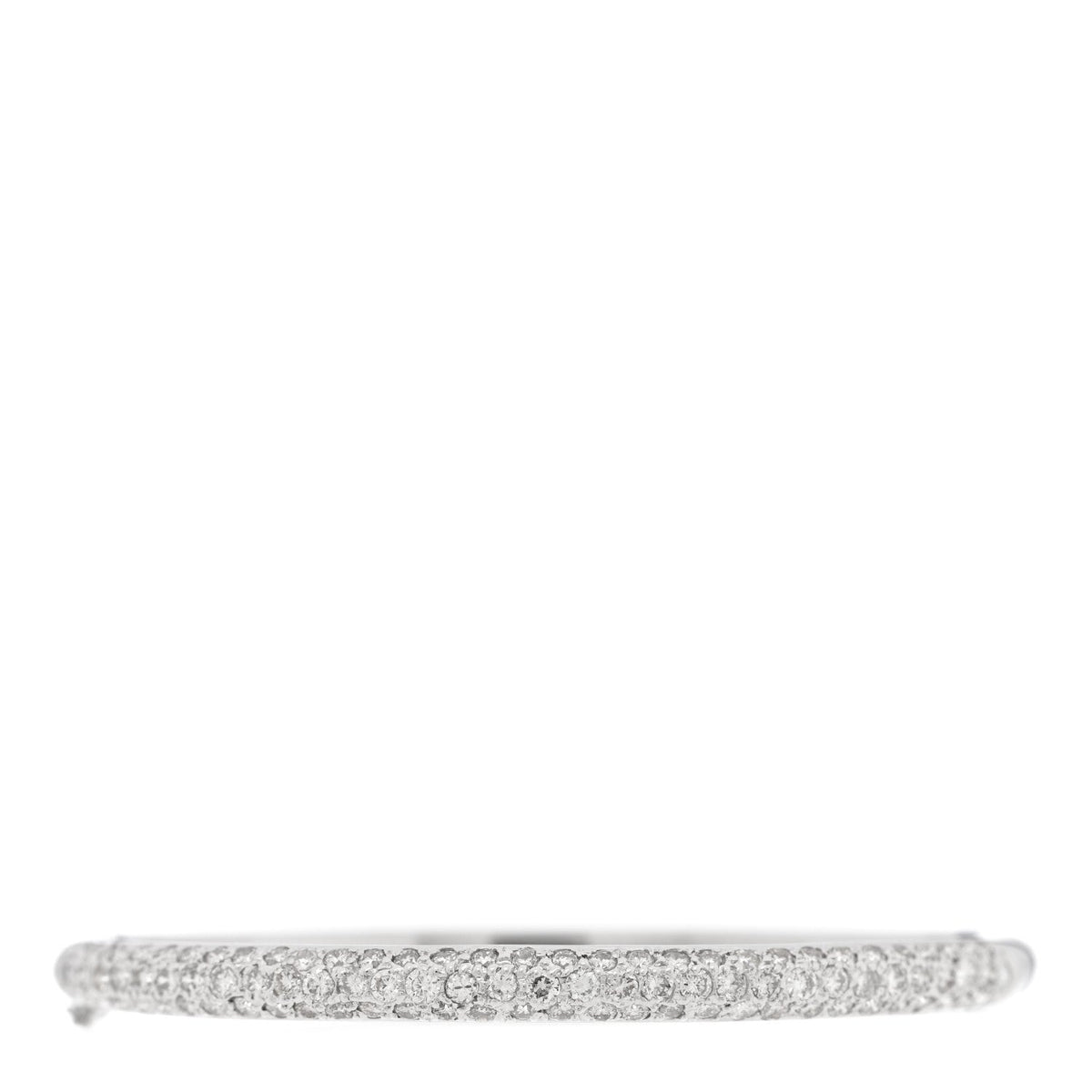 Parker & West by FASHIONPHILE18K White Gold Diamond 2.50ctw Bangle Bracelet