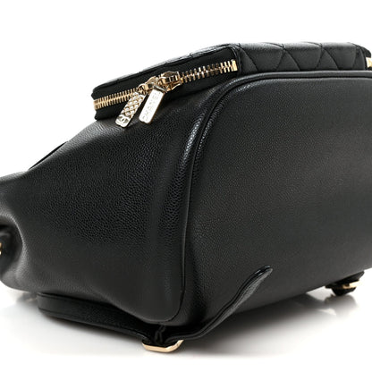Quilted Caviar Backpack