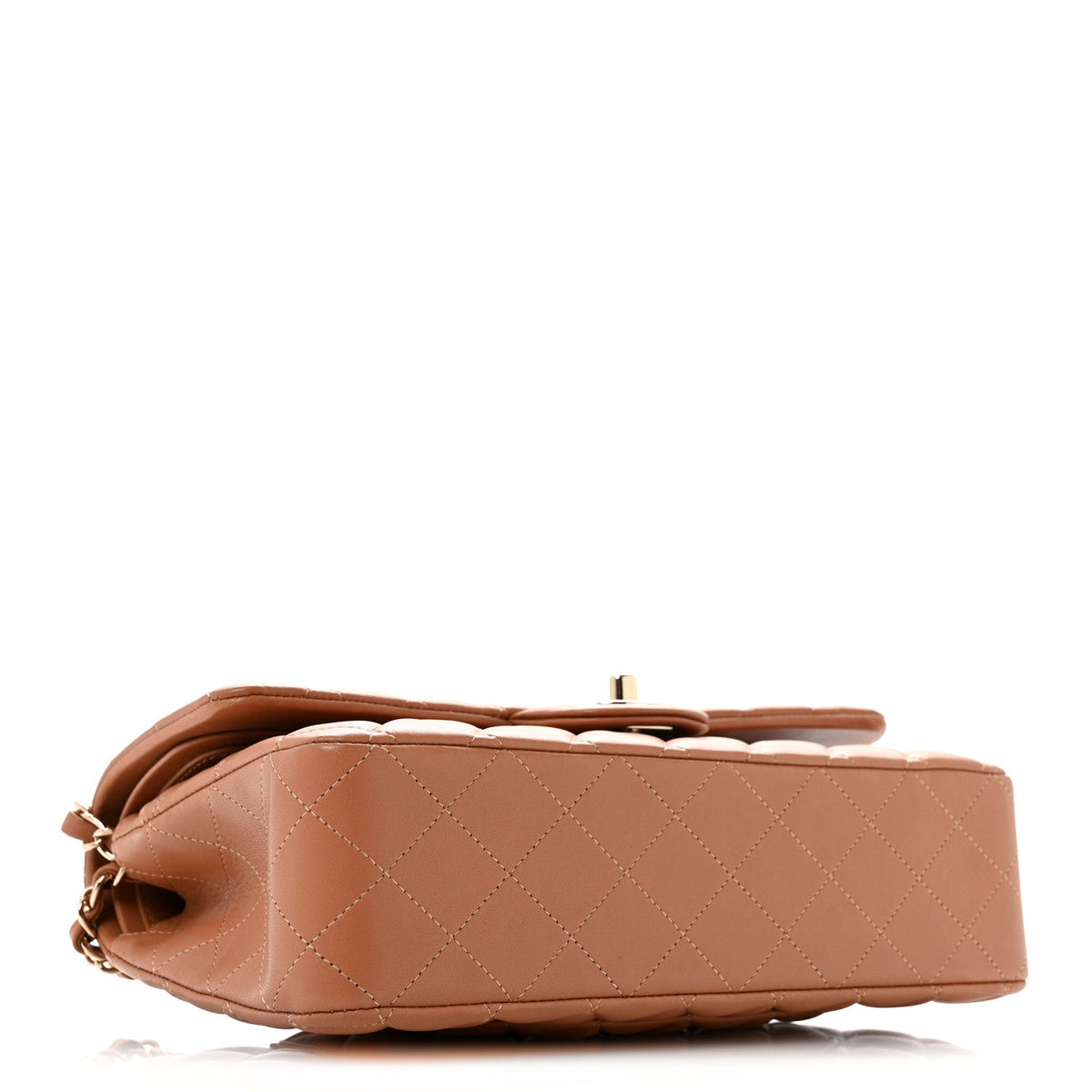Medium Quilted Lambskin Flap Shoulder Bag