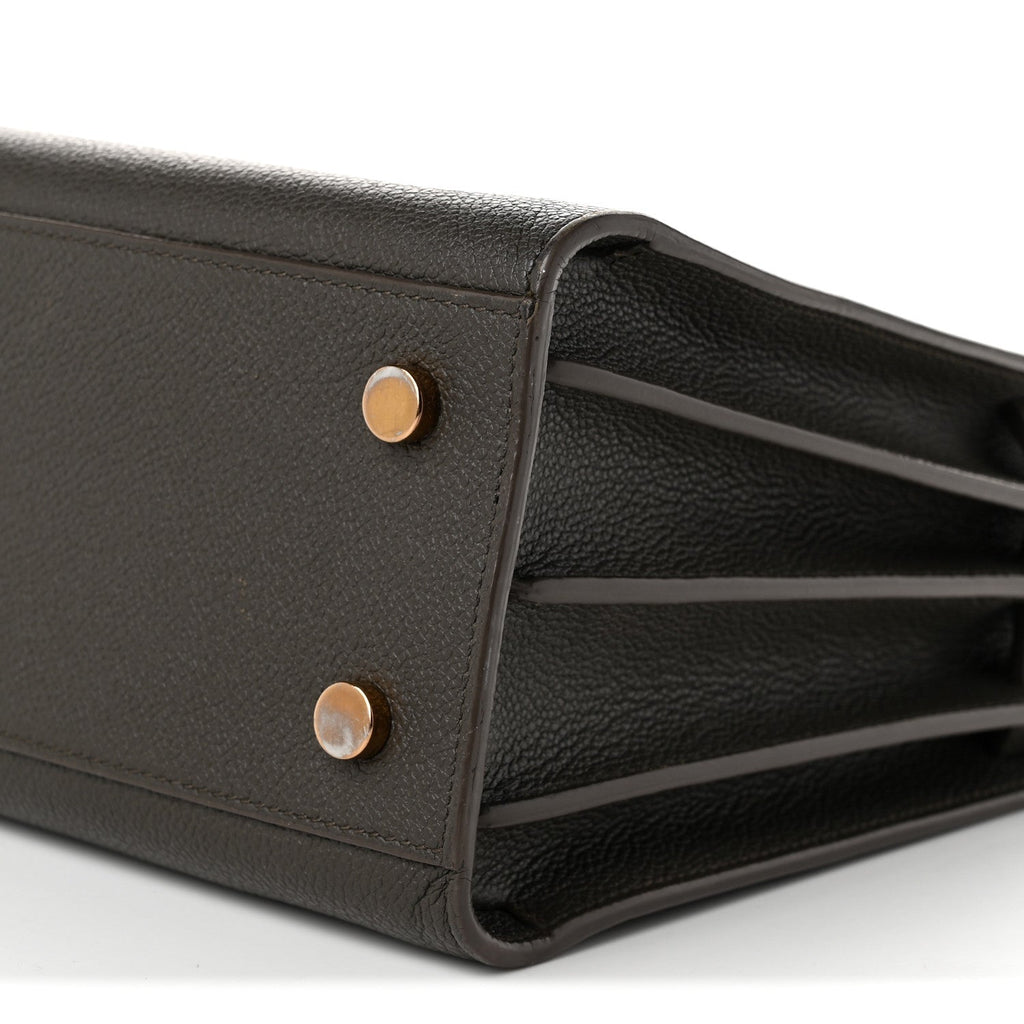 Saint Laurent Grained Calfskin Baby Sac De Jour Fog