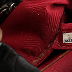Chanel Aged Calfskin Quilted Small Gabrielle Backpack Black