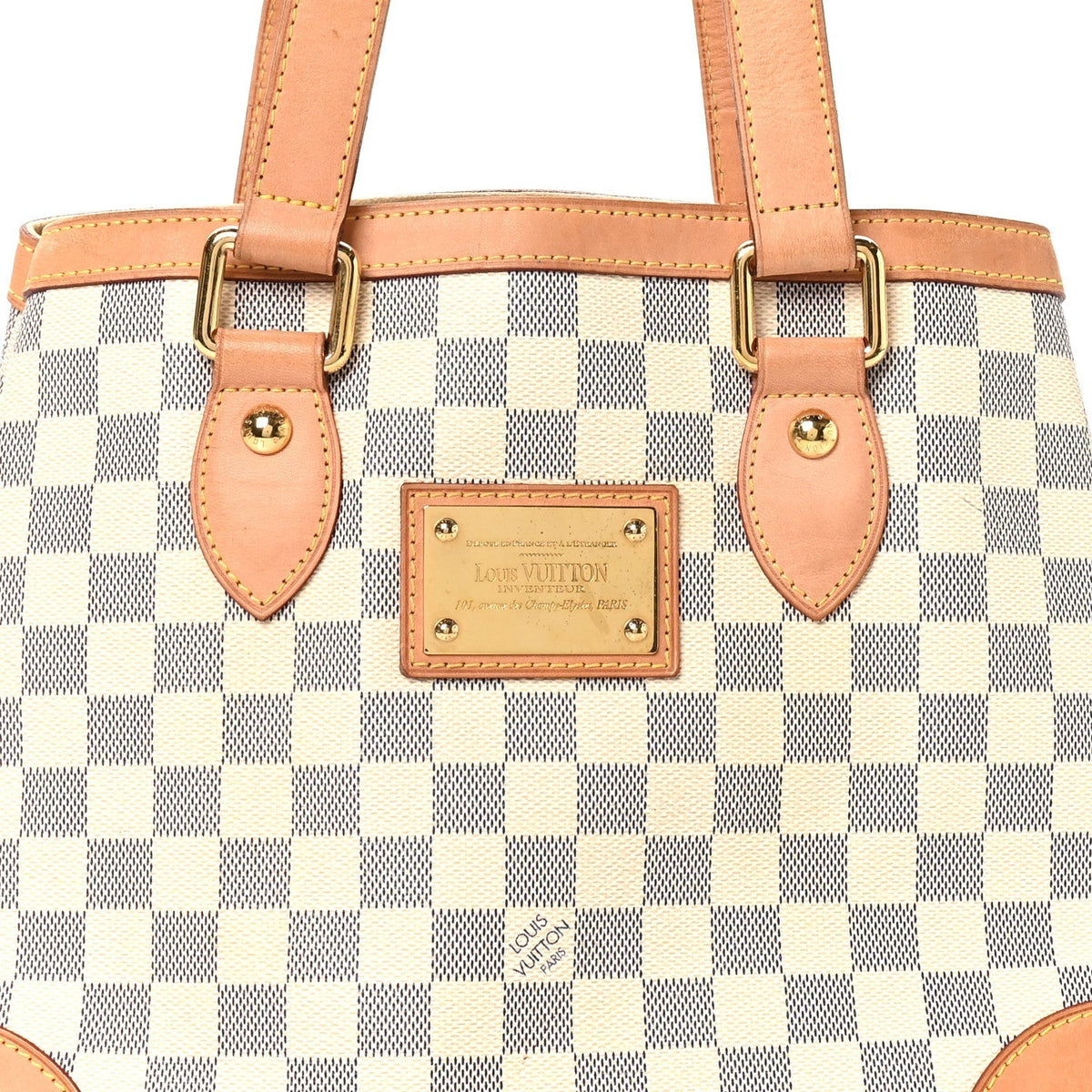 Louis Vuitton Damier Azur Hampstead PM Bag White