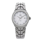 Tag Heuer Stainless Steel Diamond Mother of Pearl 32mm Link Watch WBC1312