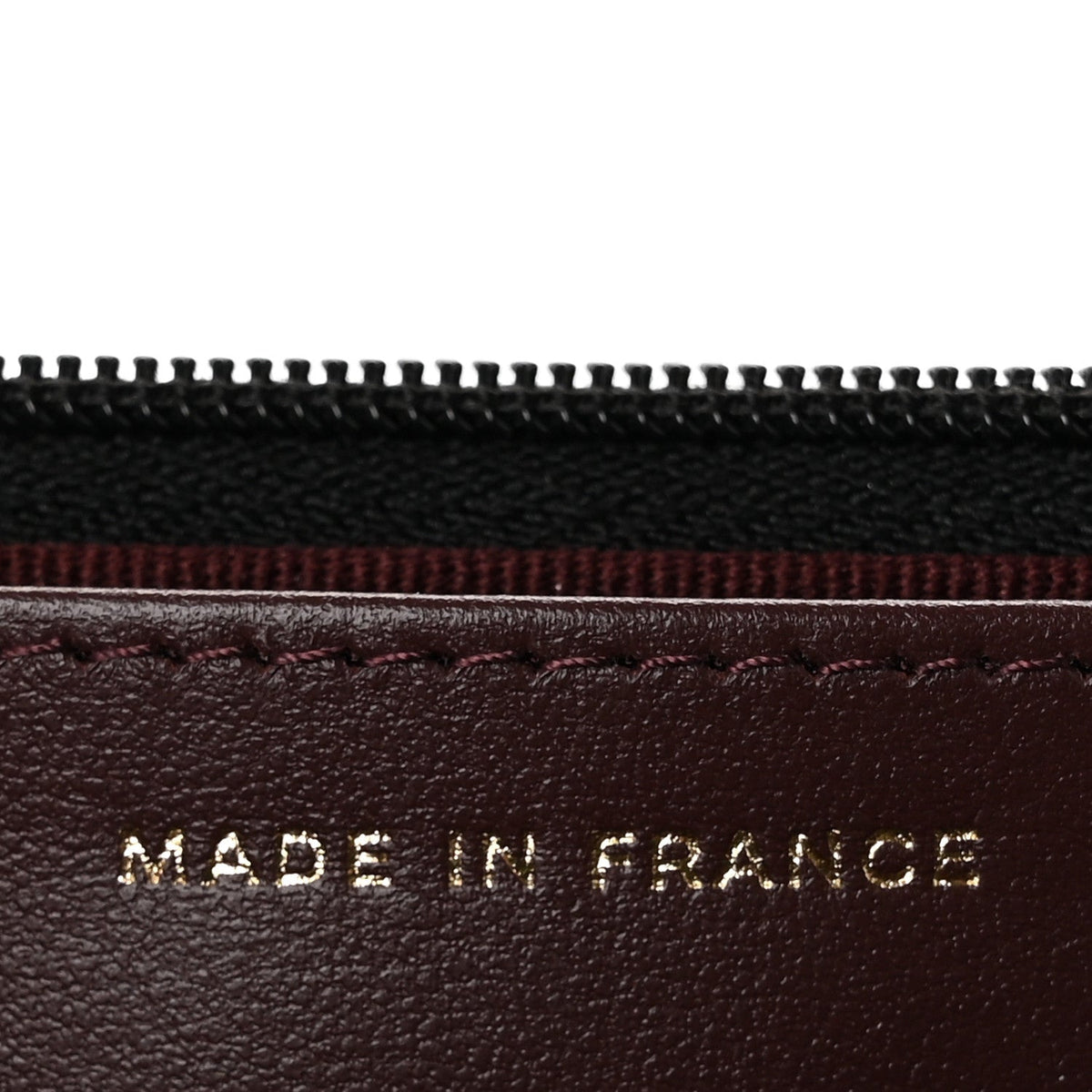 Quilted Caviar Wallet Bag