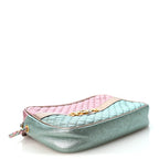 Gucci Laminated Nappa Trapuntata Small Zumi Shoulder Bag Rosa Lago Rame
