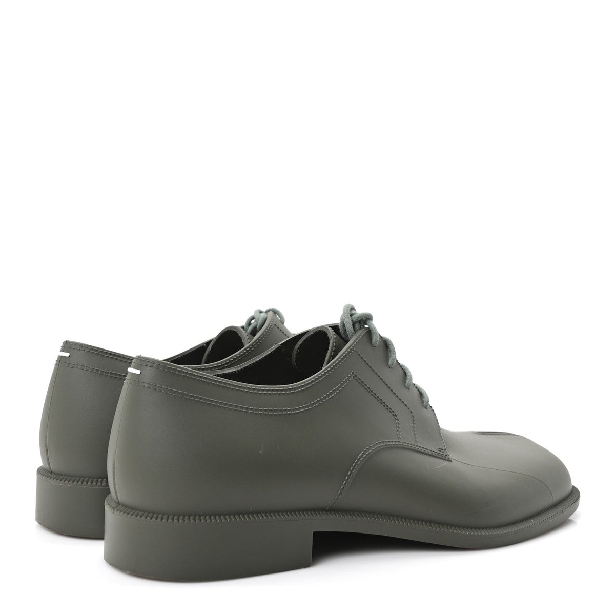 Maison Margiela PVC Tabi Lace-Ups Derby 41 Green