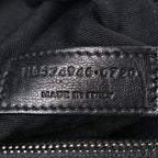 Saint Laurent Calfskin Y Quilted Monogram Medium Loulou Chain Satchel Black