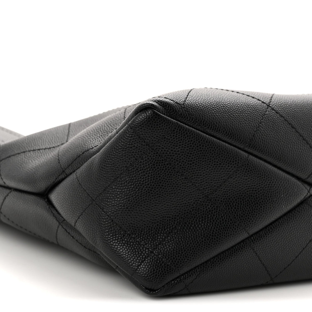 Chanel Caviar Quilted Hobo Black