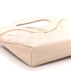 Chanel Shiny Lambskin Quilted Nano 31 Shopping Bag Beige