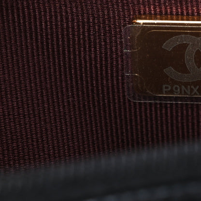 Quilted Caviar Wallet Bag