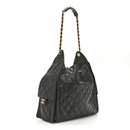 Medium Quilted Caviar Handbag