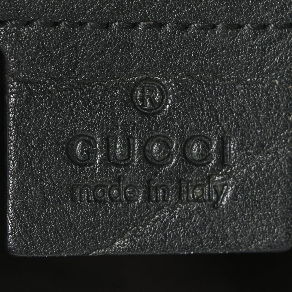 Gucci Monogram Medium Top Handle Bag Brown