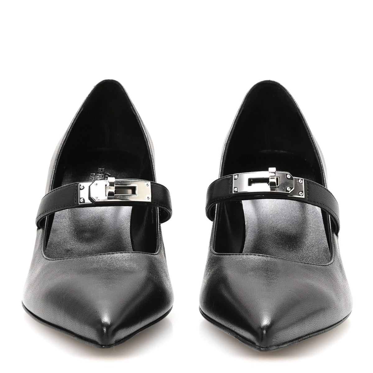 Hermes Nappa Kiara Kelly Women's Pumps Black