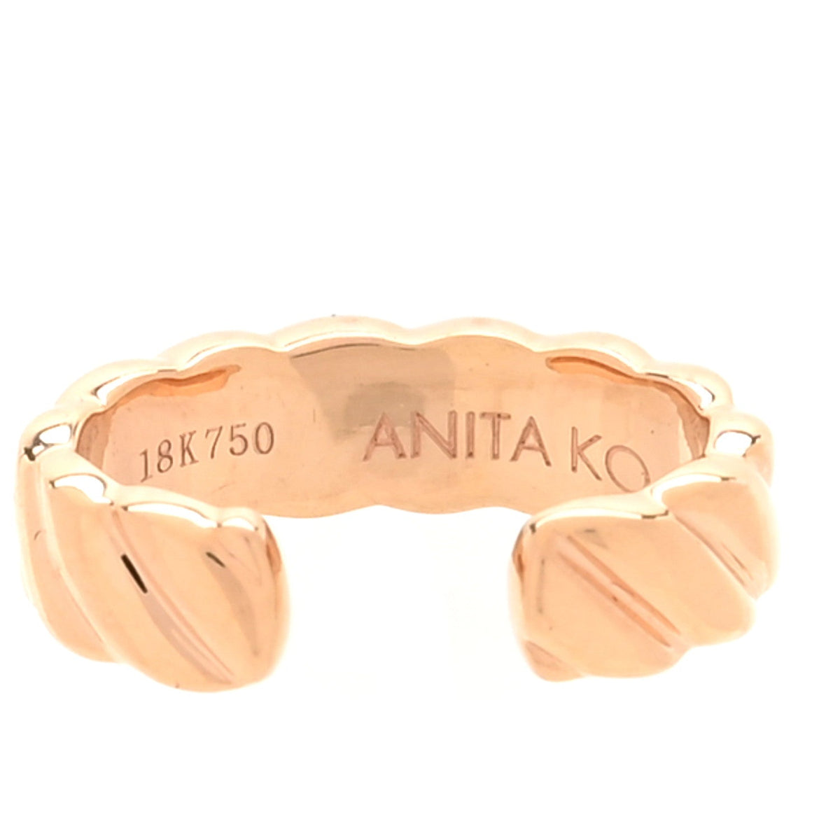 Anita Ko18K Rose Gold Thin Braid Ear Cuff