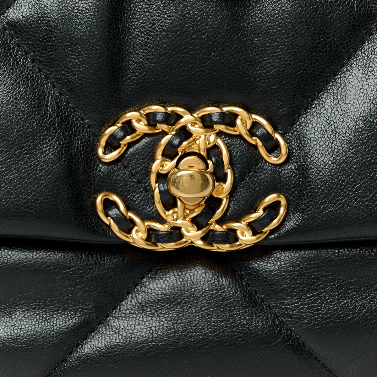 Medium Quilted Goatskin Flap Shoulder Bag