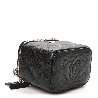 Mini Quilted Caviar Handbag